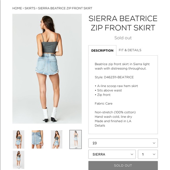 Carmar Denim Skirt - Picture 7 of 8